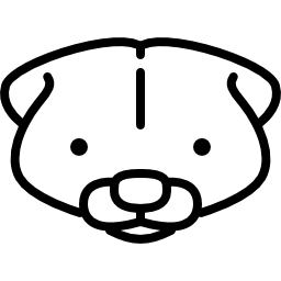 głowa skunksa ikona