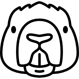 głowa bobra ikona