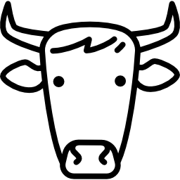 głowa krowy ikona