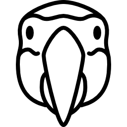 Голова попугая иконка