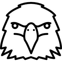 cabeza de águila icono