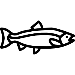 salmón grande icono