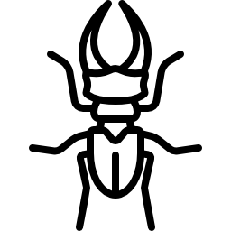 escarabajo grande icono