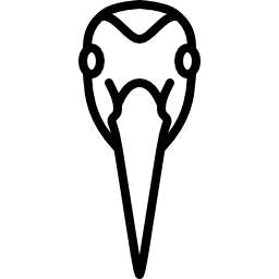 głowa żurawia ikona