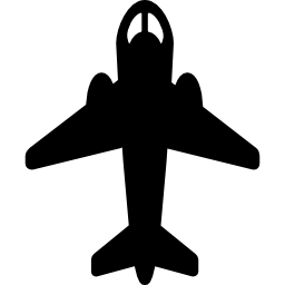 vliegtuig cenit view icoon