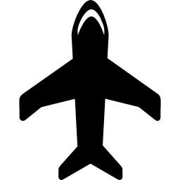 duży samolot ikona