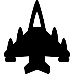 flugzeug mit vier motoren icon