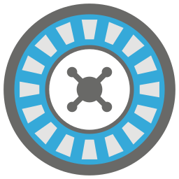 ruota della roulette icona