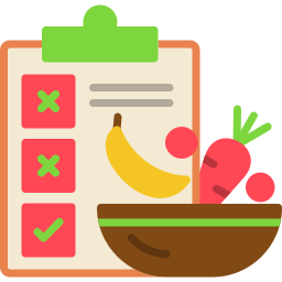 Diet food icon