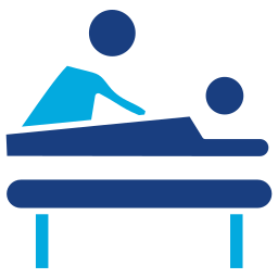 Massage therapist icon