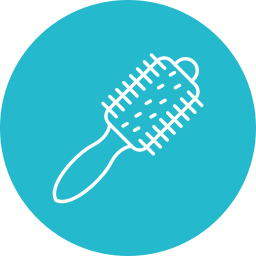 Hair brush icon
