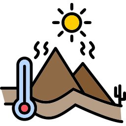 heißes wetter icon