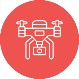 Smart drone icon