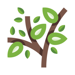 Tree branch icon