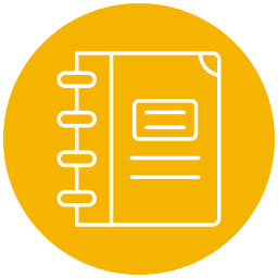 Spring notebook icon