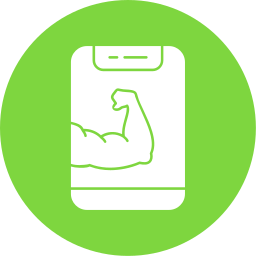 Arm muscle icon