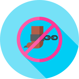 No chain icon