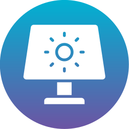 Solar panel icon