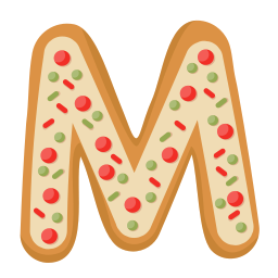 Letter m icon