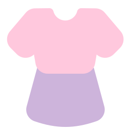 woman clothes icono