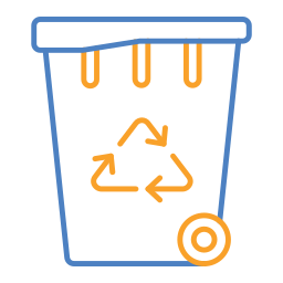 Recycling bin icon