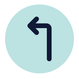 왼쪽으로 돌아 icon