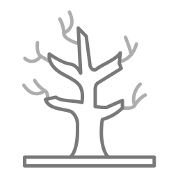 Dry tree icon