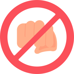 No assaulting icon