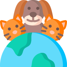 world animal day icon