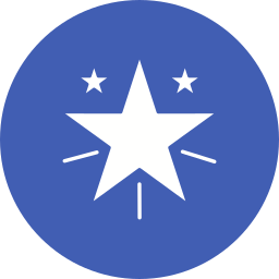 Falling star icon