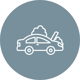 Broken car icon