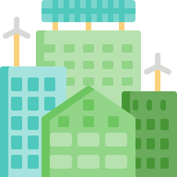 ciudad verde icono