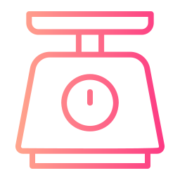 Food scale icon