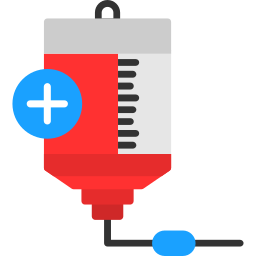 Blood bag icon