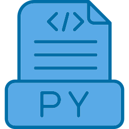 archivo de python icono