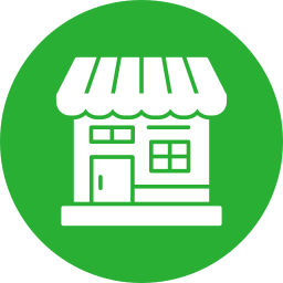 Laundry shop icon