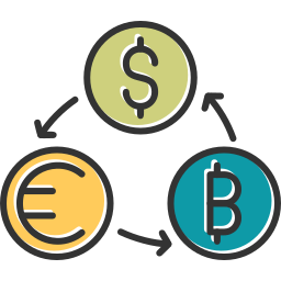 Обмен валюты иконка