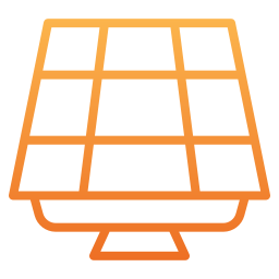 Solar panel icon