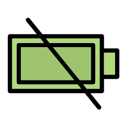 batterie leeren icon