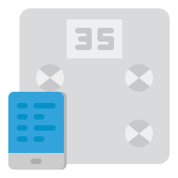 Weight scale icon