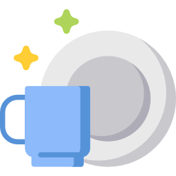 Clean dishes icon