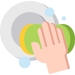 Clean dishes icon