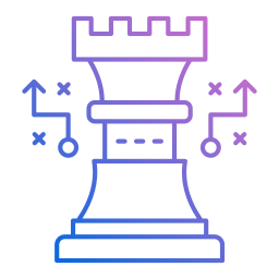 stratégie Icône