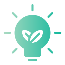 Eco bulb icon