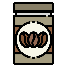 kawa rozpuszczalna ikona