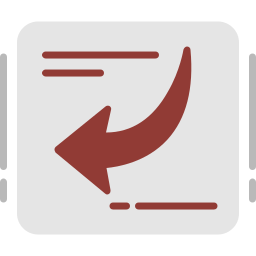 Down left icon