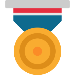 médaille d'argent Icône