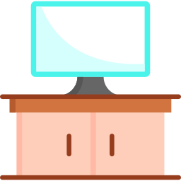 muebles de tv icono
