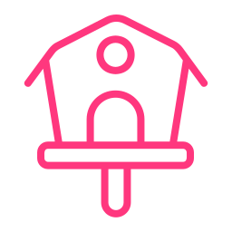 Bird house icon