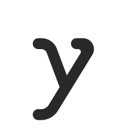 Буква y иконка